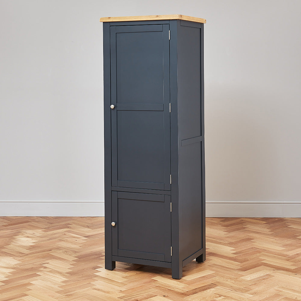 Berivan Kitchen Storage Pantry Cupboard Charcoal Grey