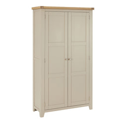 Edwina Dove Grey Double Shaker Linen Storage Cupboard