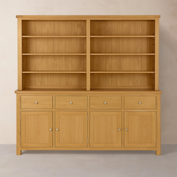 Maleah Kitchen Storage Pantry Cupboard - Oak