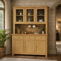 Makai Kitchen Storage Pantry Sideboard - Oak