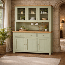 Makai Kitchen Storage Pantry Sideboard - Sage Green