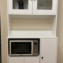 Camille Kitchen Storage Cupboard - White