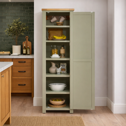 Mallory Kitchen Storage Pantry Cupboard - Sage Green