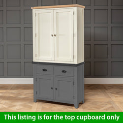 Mcnelly Kitchen Storage Pantry Cupboard Top - Cream