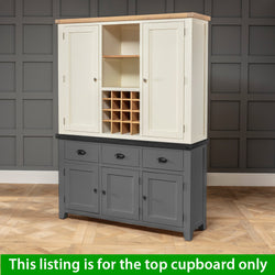 Yanah Kitchen Storage Pantry Cupboard Top - Cream