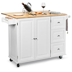 Berita Kitchen Storage Trolley - White