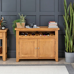 Gali Kitchen Storage Pantry Cupboard - Medium Oak