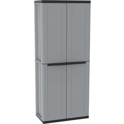 Cedar Kitchen Storage Cupboard - Grey