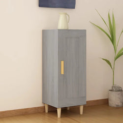 Hudson Kitchen Storage Cupboard - Grey/Sonoma Oak