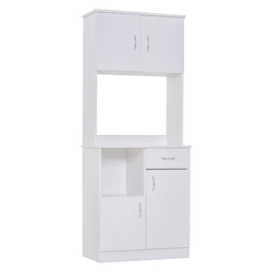 Assen Larder Cupboard - White Oak