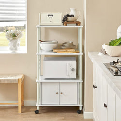 Jesse Kitchen Storage Trolley - White