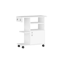 Hans Kitchen Storage Trolley - White