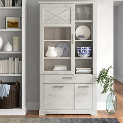 Nia Kitchen Storage Cupboard - Pinia White