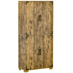 Berka Larder Cupboard - Rustic Wood