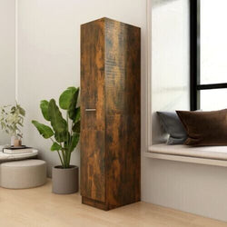 Abigail Kitchen Storage Pantry Cupboard - Smoked Oak