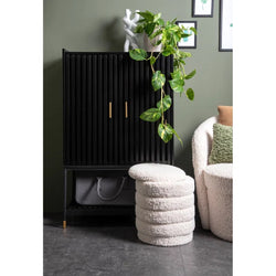 Alice Larder Cupboard - Black