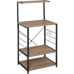 Moxie Kitchen Storage Cupboard - Oak/Black