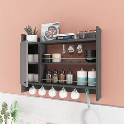 Lyla Kitchen Storage Pantry Cupboard - Anthracite