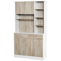 Ogel Kitchen Storage Cupboard - Natural Wood Finish