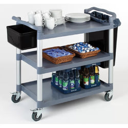 Yara Kitchen Storage Trolley - Grey