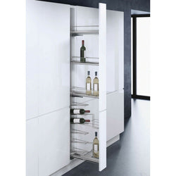 Ivy Pull Out Larder Unit - Chrome