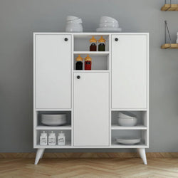 Ayla Pantry Cupboard - White