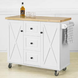 Wren Kitchen Storage Trolley - White