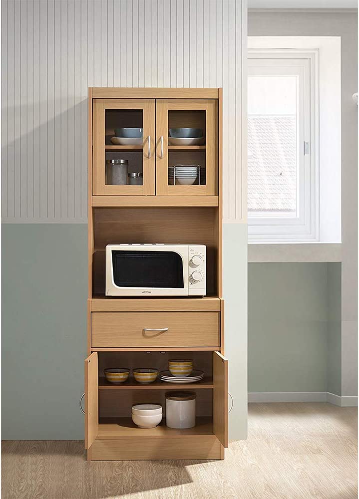 Beech on sale storage cupboard