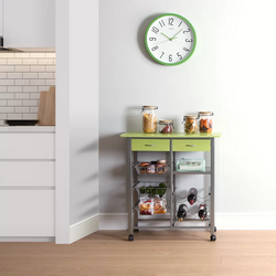 Brito Kitchen Storage Trolley - Green