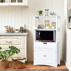 Apache Kitchen Storage Cupboard - White
