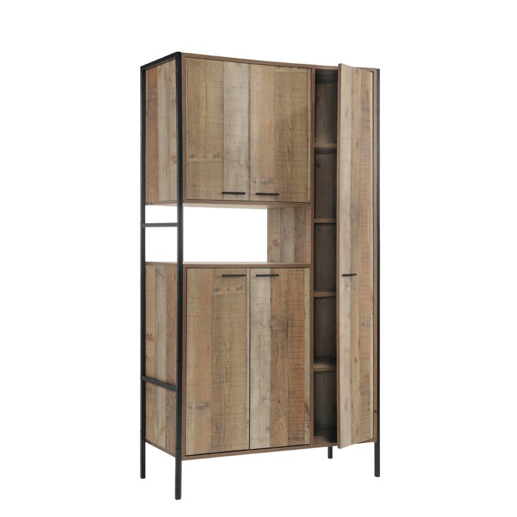 Distressed shop oak pantry